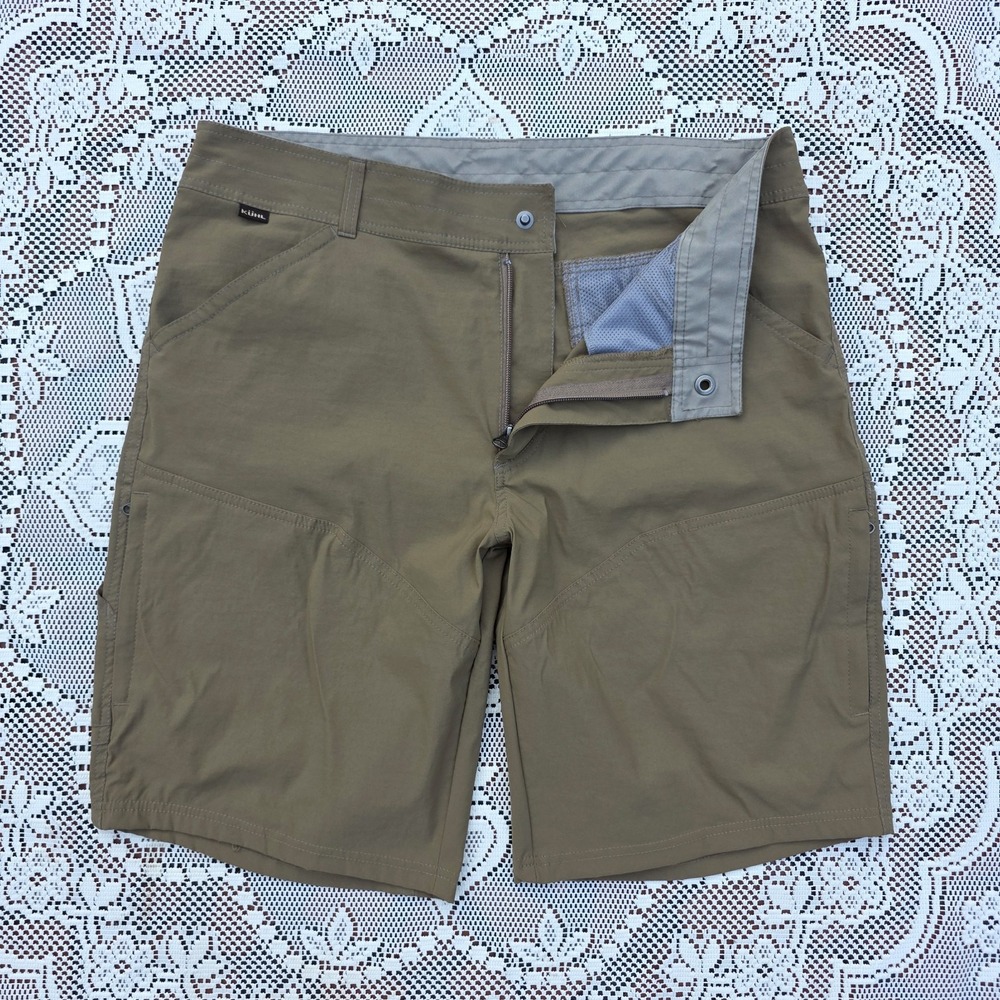 KUHL Hiking Shorts Size 36 Brown Silencr Kargo Cargo Gorpcore Outdoors Stretch - Picture 4 of 12
